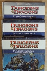 V116: Lot:  Player's Handbook 1,2 & 3: 4E: READ DESCRIPTION*